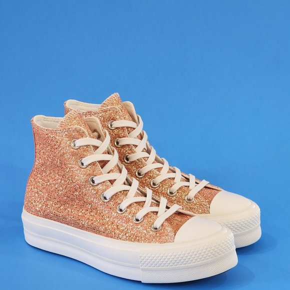 Converse Shoes - Converse CTAS Hi Lift Metallic Shimmer Women's Platform Sneakers 570984C NWT